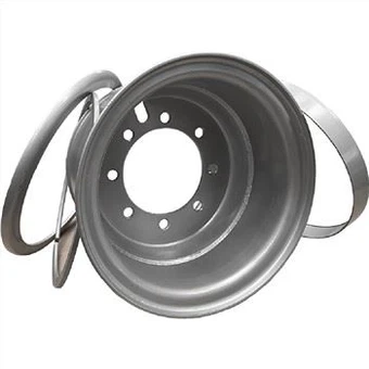 4 Buah 6.5F -10 Roda OTR Lockring Wheels Untuk Truk Forklift